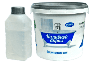 Наливной акрил для ванн Plastall Plastall