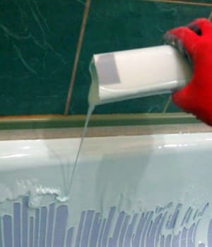 Реставрация ванны наливным методом, жидким акрилом Наливная ванна Николаев