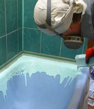Реставрация ванны наливным методом, жидким акрилом Наливная ванна Львов